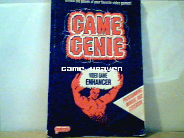 Game Genie Manual