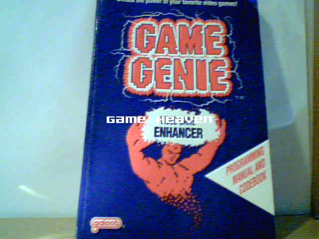 Game Genie Manual
