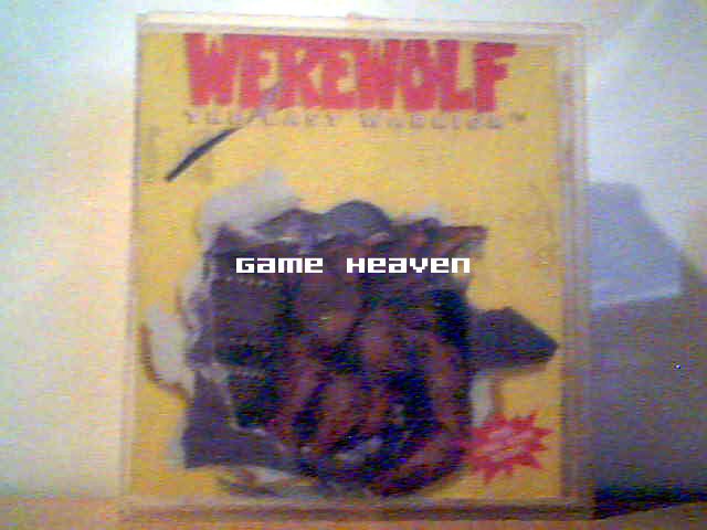 Clear Plastic NES Game Case - Werewolf Game Box Attached To Inside