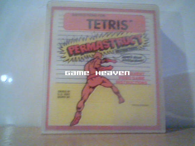 Eraplast Brand Plastic NES Game Case - Tetris Instructions Inside RARE
