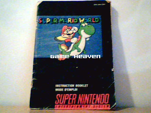 Super Mario World Instruction Booklet