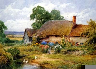 FARM LAND OIL PAINTING ON CANVAS 20"X24"