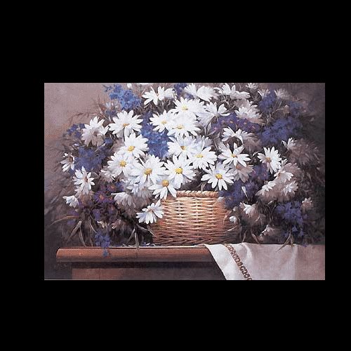 FLOWERS OIL PAINTING ON CANVAS 20"X24"