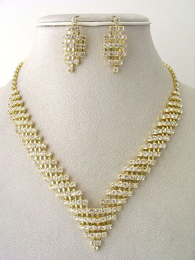 Designer Mesh style Necklace/Earring Set Reg $59.99