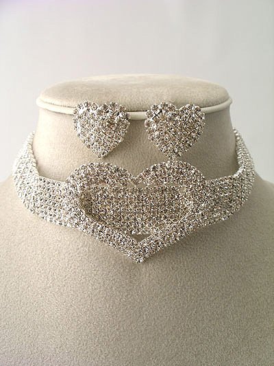 "Love" Choker Necklace/Earring Set $79.99
