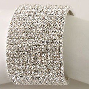 10 Line Stretch Rhinestone Bracelet Reg $69.99