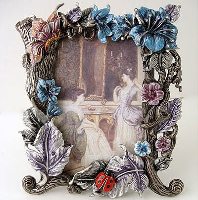 Victorian Style Metal Picture Frame $59.99