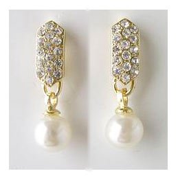 Best Selling Simulated Pearl and Crystal Earrings Reg $24.99