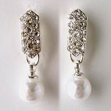 Best Selling Simulated Pearl and Crystal Earrings Reg $24.99
