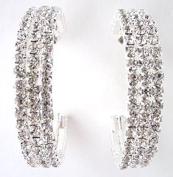 2 Inch Rhinestone Hoops Reg $45.99