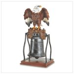 eagle on bell figurine
