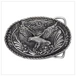 Pewter Flying Eagle Belt Buckle