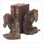 "Liberty Bronze" Horse's Head Bookends