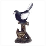 Metallic Bird Figurine