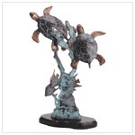 Turtles on Coral Statues