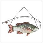 Fish & Pole Wall Plaque