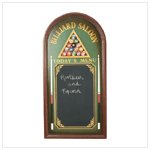 Billiards Menu Board