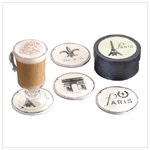 4 Pc. French Asst. Coasters