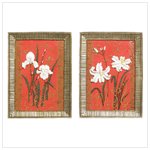 Floral Wall Plaques