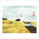 Seaside Scene Canvas Print