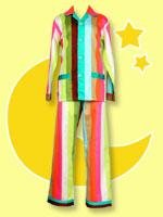 Tepper Jackson Izzy Stripe Lounger Pajama Set - New Never Been Worn