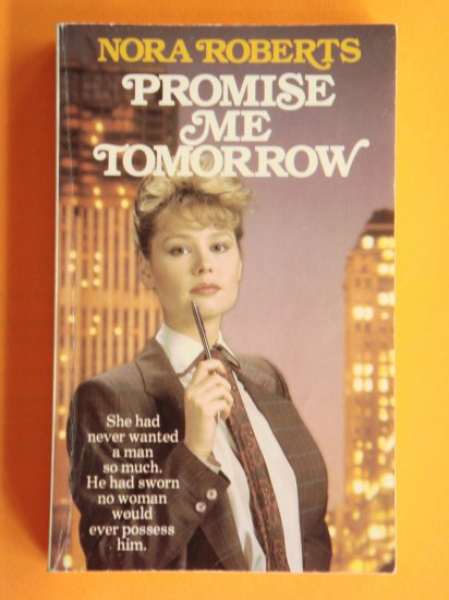 Promise Me Tomorrow by Nora Roberts with very rare cover out of print book