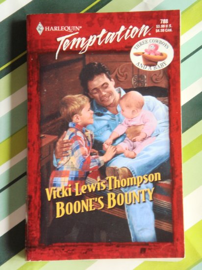 Boone's Bounty by Vicki Lewis Thompson a Harlequin Temptation novel