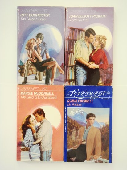Retro Romance Book Lot 3 Loveswept four novels