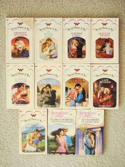 Second Chance at Love Romance Book Lot eleven novels 11