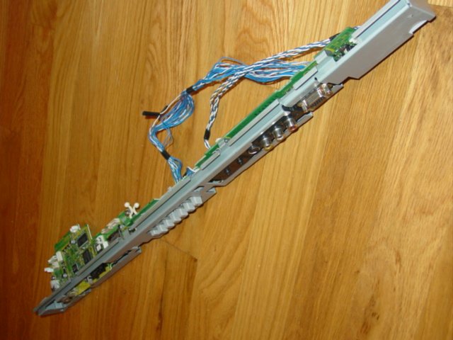 Panasonic Plasma TV part - TH-37PD25 KEY PCB / Front Panel & remote sensor - TNPA3267 & TNPA3249