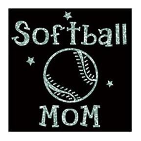 Sotball Mom Glitter