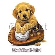 Softball Girl Puppy
