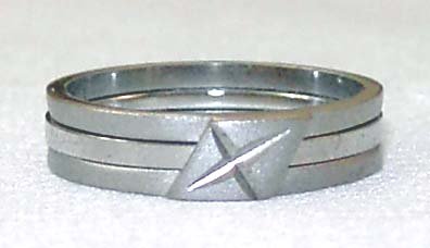 18kgp band ring #2 Free Shipping