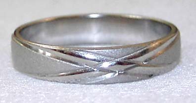 18kgp Band Ring #3 Free Shipping