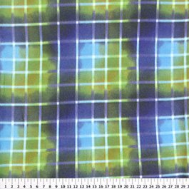 Clear Plaid Blue 36X60