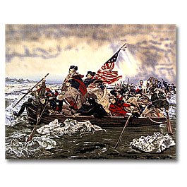 Leutze Washington Impressionist Winter Panel
