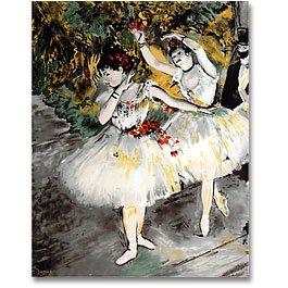 Degas Two Dancers Impressionism Panel