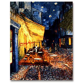 Impressionist Cafe Terrace Panel