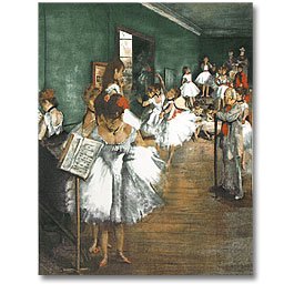 Degas Dance Class Panel