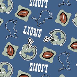 Detroit Lions Football 72x60