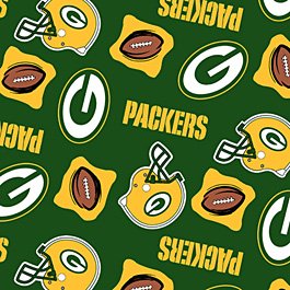 Green Bay Packers Green Football 72x60