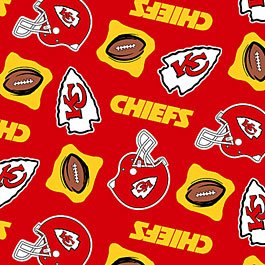 NFL Kansas City Chiefs Football 72x60