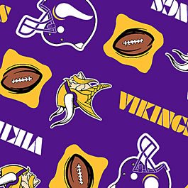 NFL Minnesota Vikings Purple Football 36x60