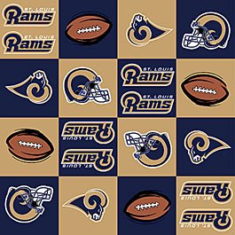 NFL St. Louis Rams Football 36x60