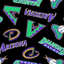 Arizona Diamondbacks Black 36x60
