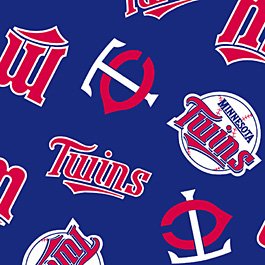 Minnesota Twins Navy Blue 72x60