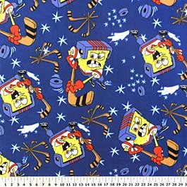 Spongebob Squarepants Hockey Blue 72x60