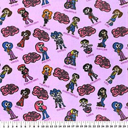Zodiac Girlz Allover 36x60