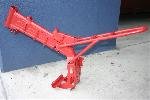 Boxed & Stamped Chromo frame with cradle RED