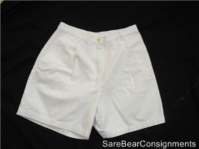 Polo Ralph Lauren White Casual Shorts Sz 8 29" Waist